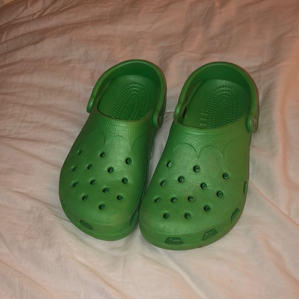 green crocs